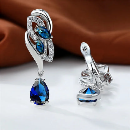 Eternal Sapphire Glow Earrings