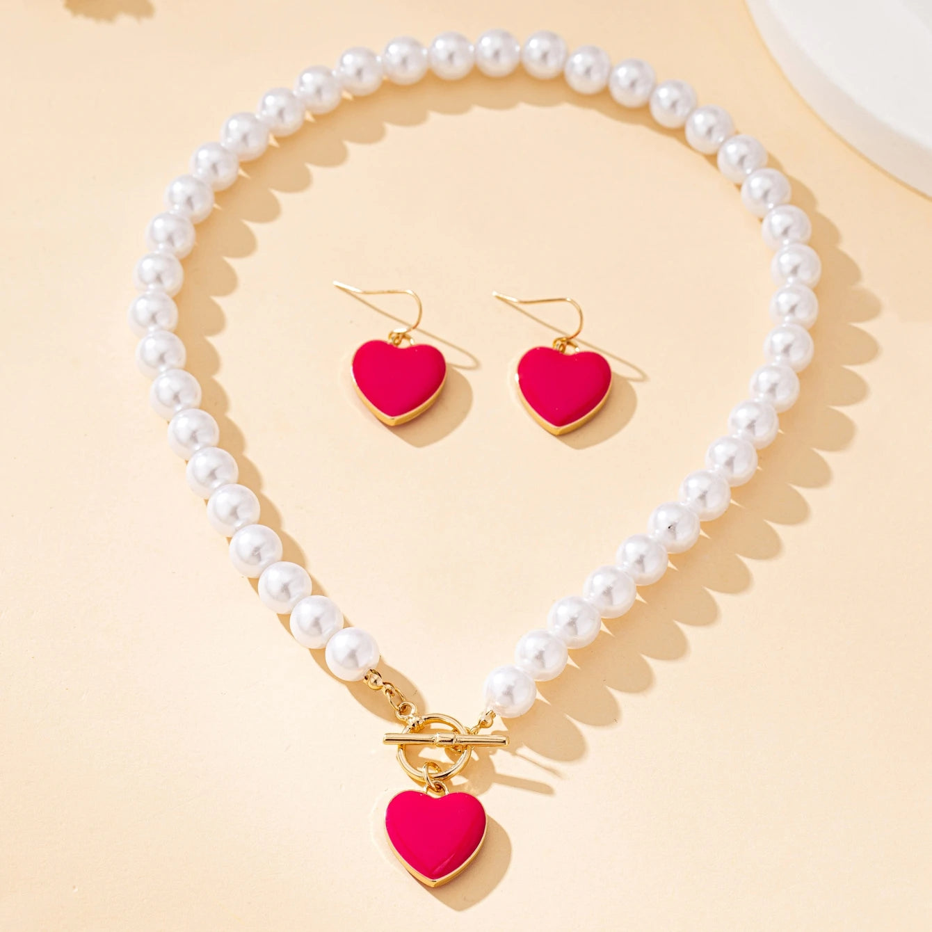 Crimson Heart Pearl Luxe Set
