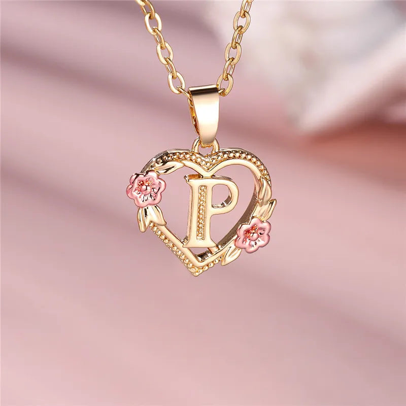Eternal Love Initial Necklace
