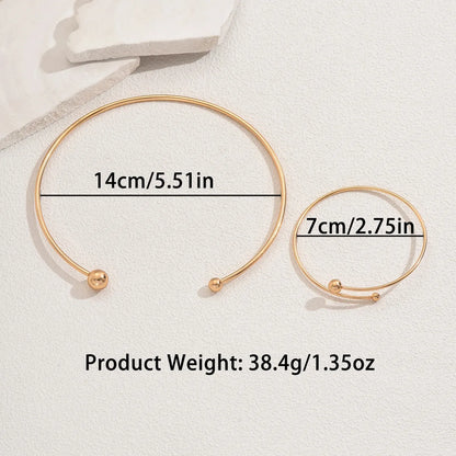 Ethereal Duo Jewelry Set (Choker & Arm Bracelet)