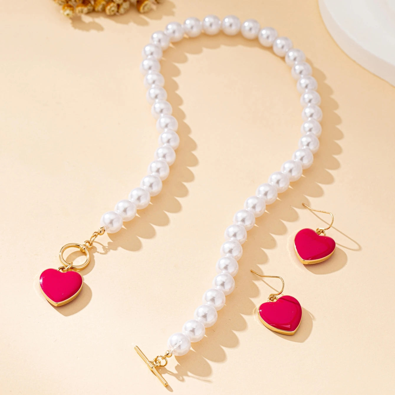 Crimson Heart Pearl Luxe Set