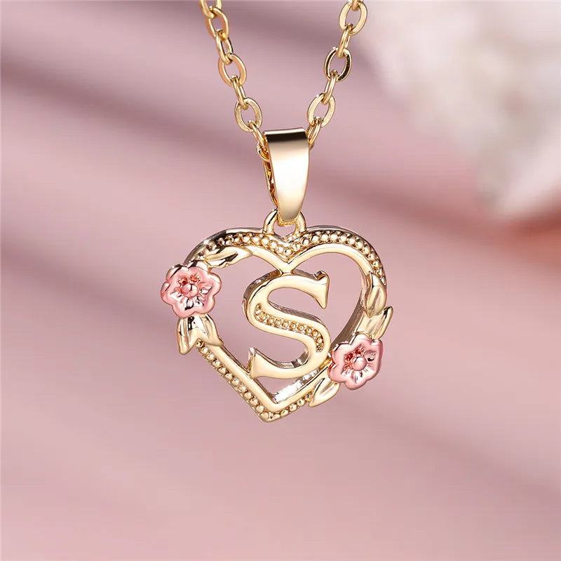 Eternal Love Initial Necklace