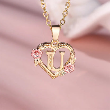 Eternal Love Initial Necklace