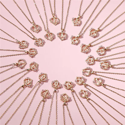 Eternal Love Initial Necklace