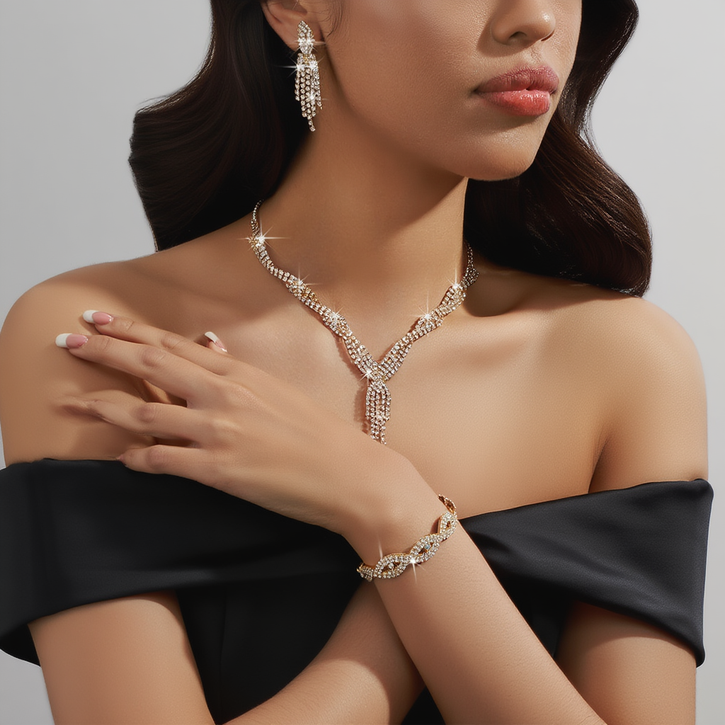Crystal Elegance Jewelry Set ✨