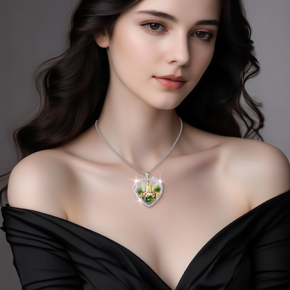 Divine Light Heart Necklace