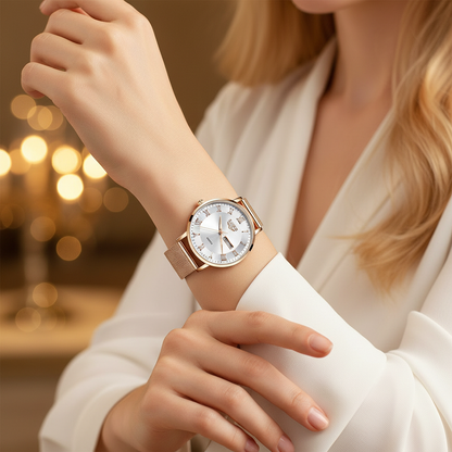 Model 2 - Blonde in White Blouse